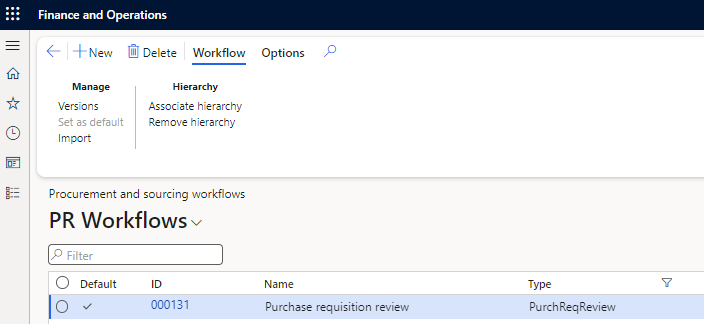 F&O Workflow extension Axazure