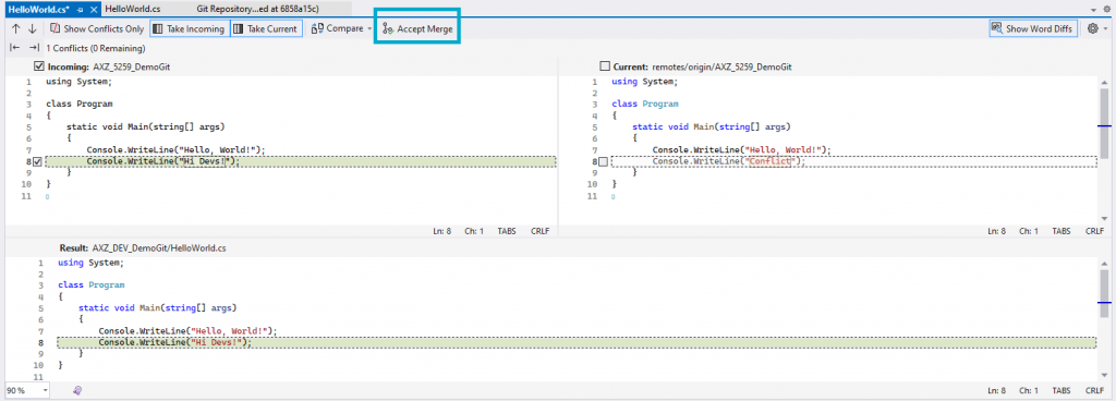 Gestión de código – GIT y DevOps. Parte 2 Axazure